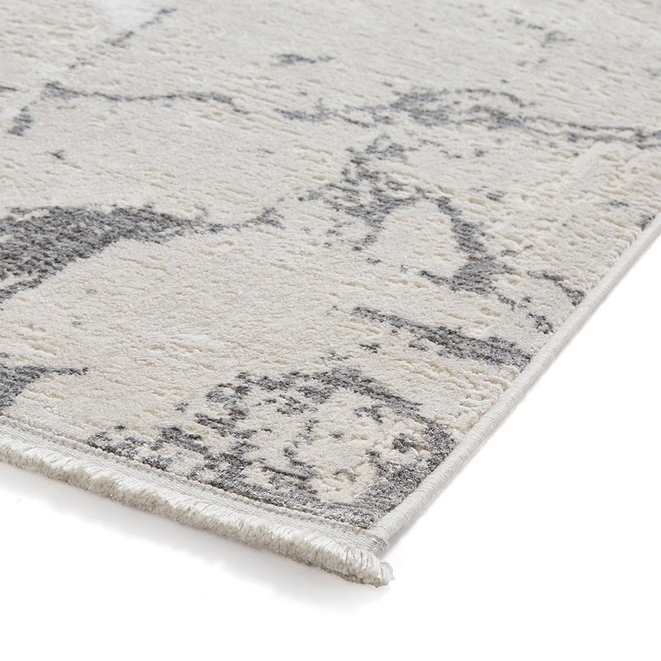 Mirage Grey Modern Abstract Rug