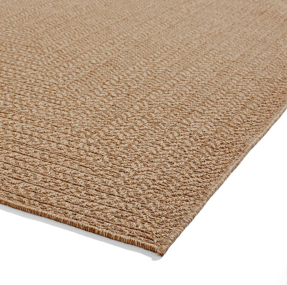 Nomad Brown Modern Border Rug