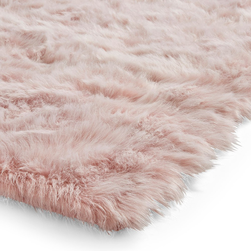 Polar Plush Rose Soft Shaggy Rug