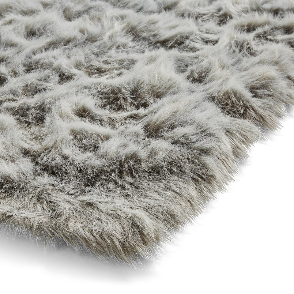 Polar Plush Light Grey Soft Shaggy Rug