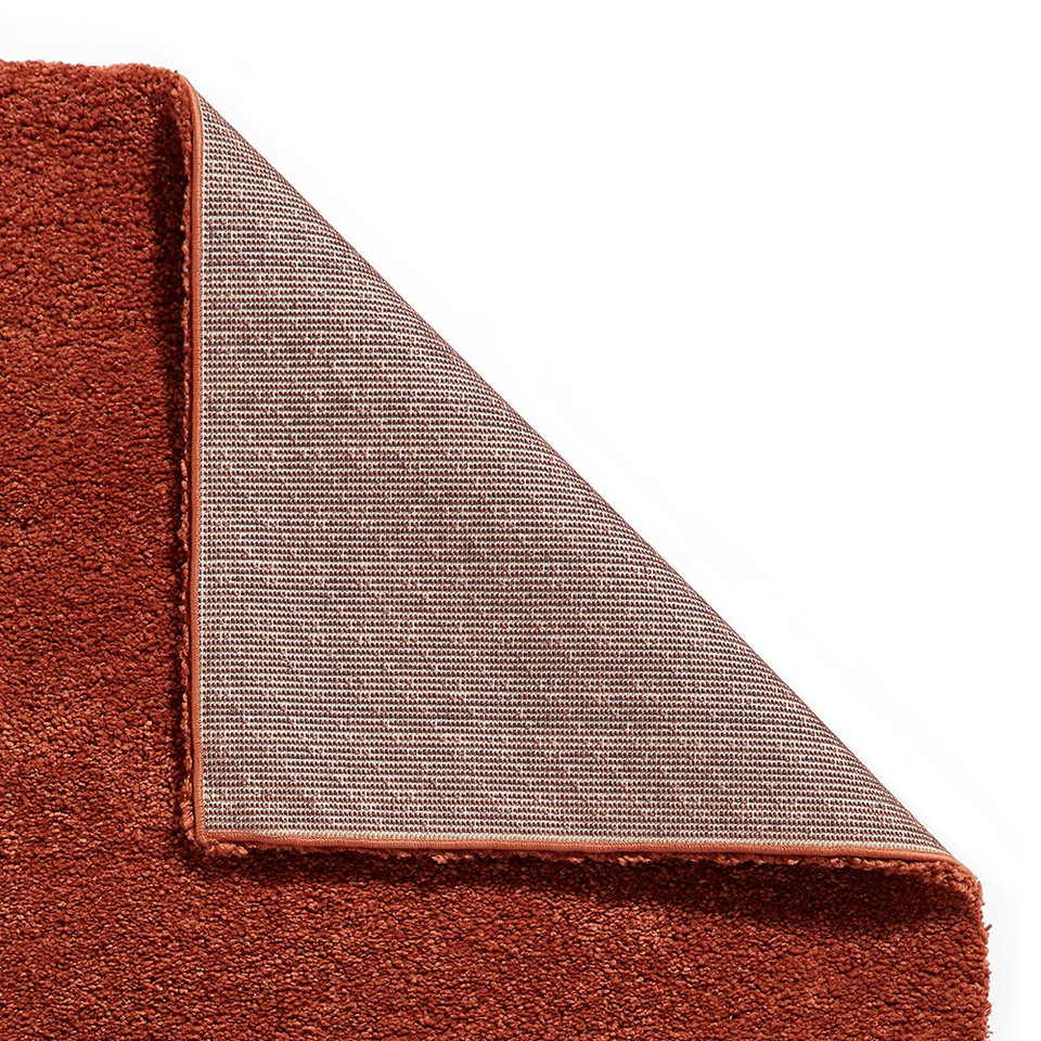 Sierra Terracotta Plain Shaggy Rug