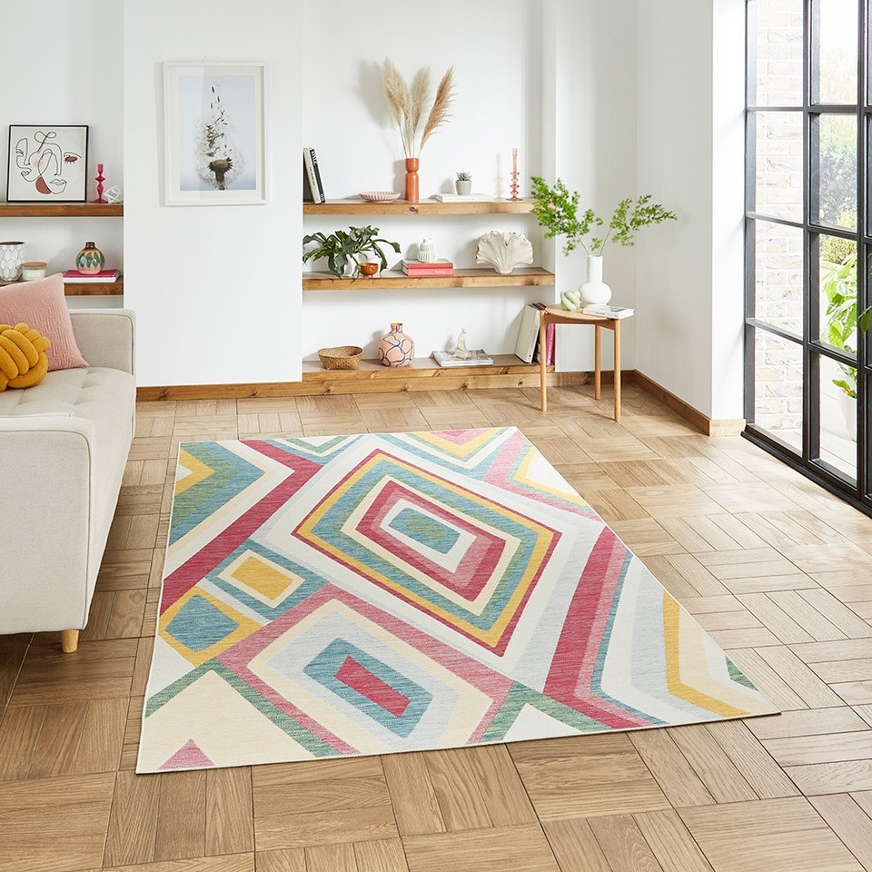Spectrum Multi Geo Modern Rug