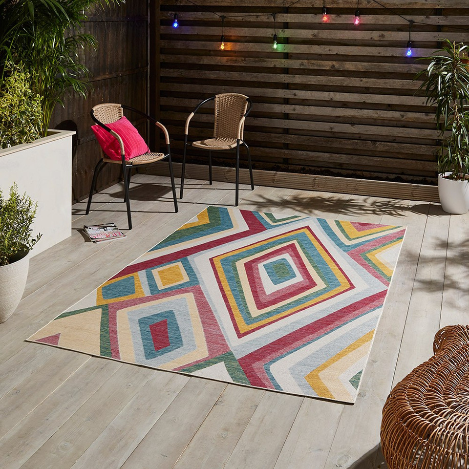 Spectrum Multi Geo Modern Rug