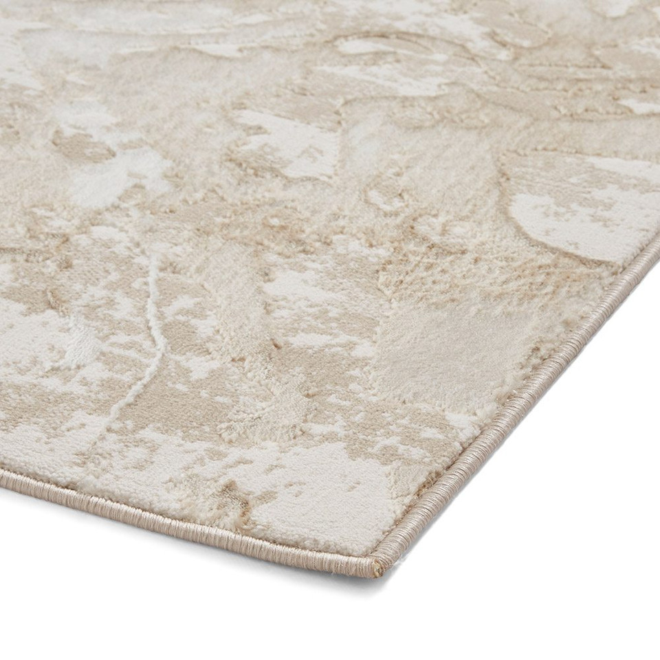 Tidal Beige Modern Abstract Rug