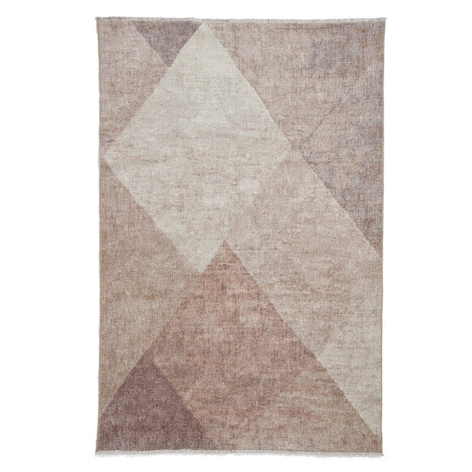 Whisper Beige Brown Modern Washable Rug Runner