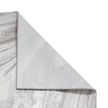On Sale Tidal Silver Modern Abstract Rug 200x290cm