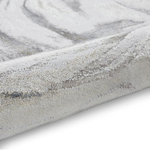 On Sale Tidal Silver Modern Abstract Rug 200x290cm