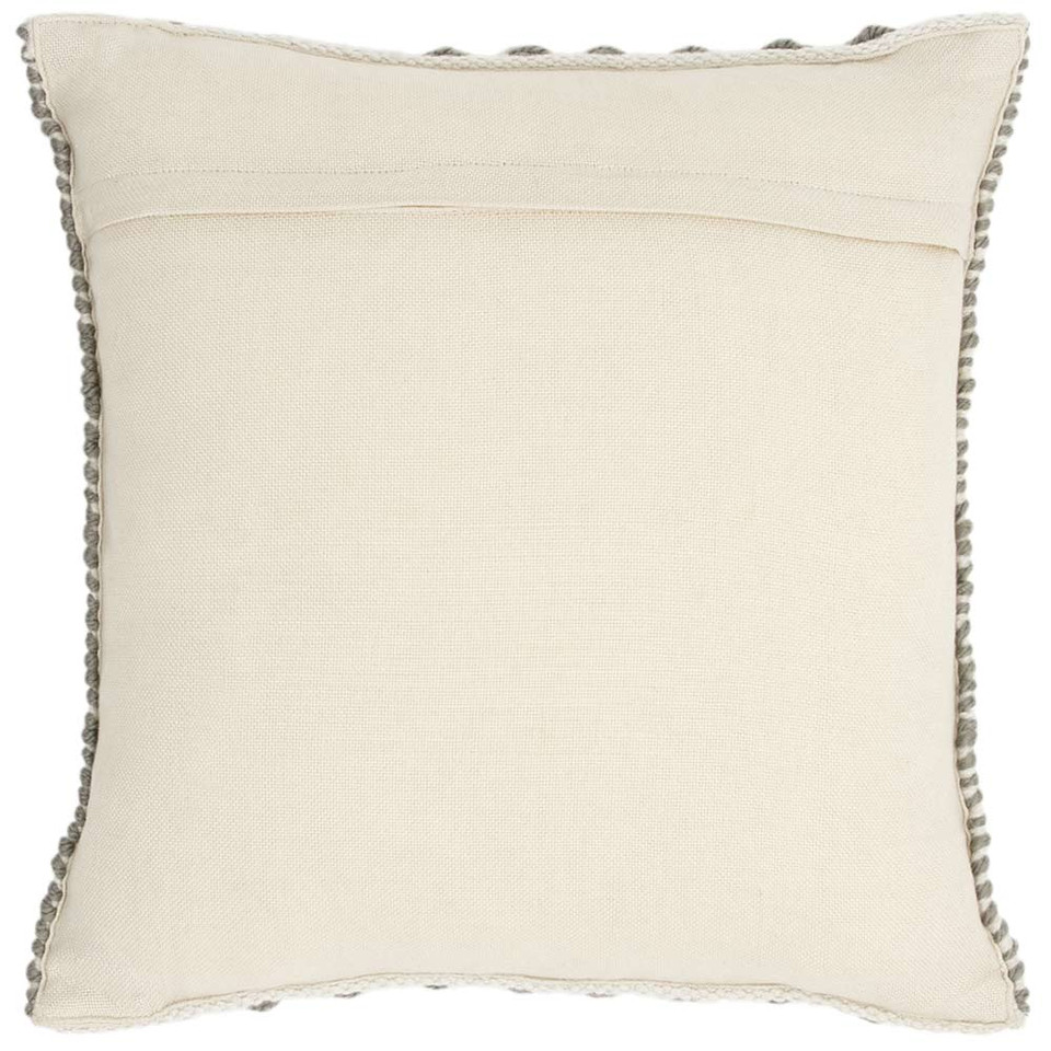 Halsey Geometric Cushion Grey