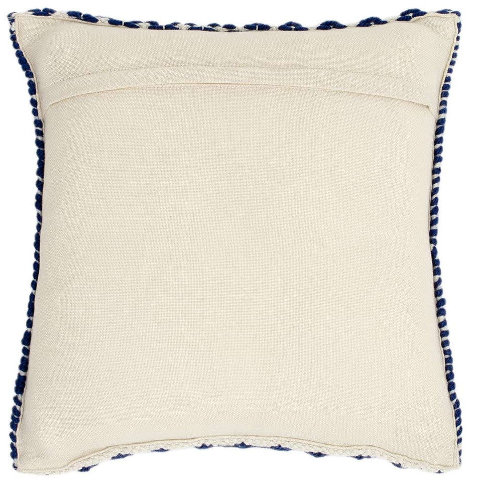 Halsey Geometric Cushion Navy Blue