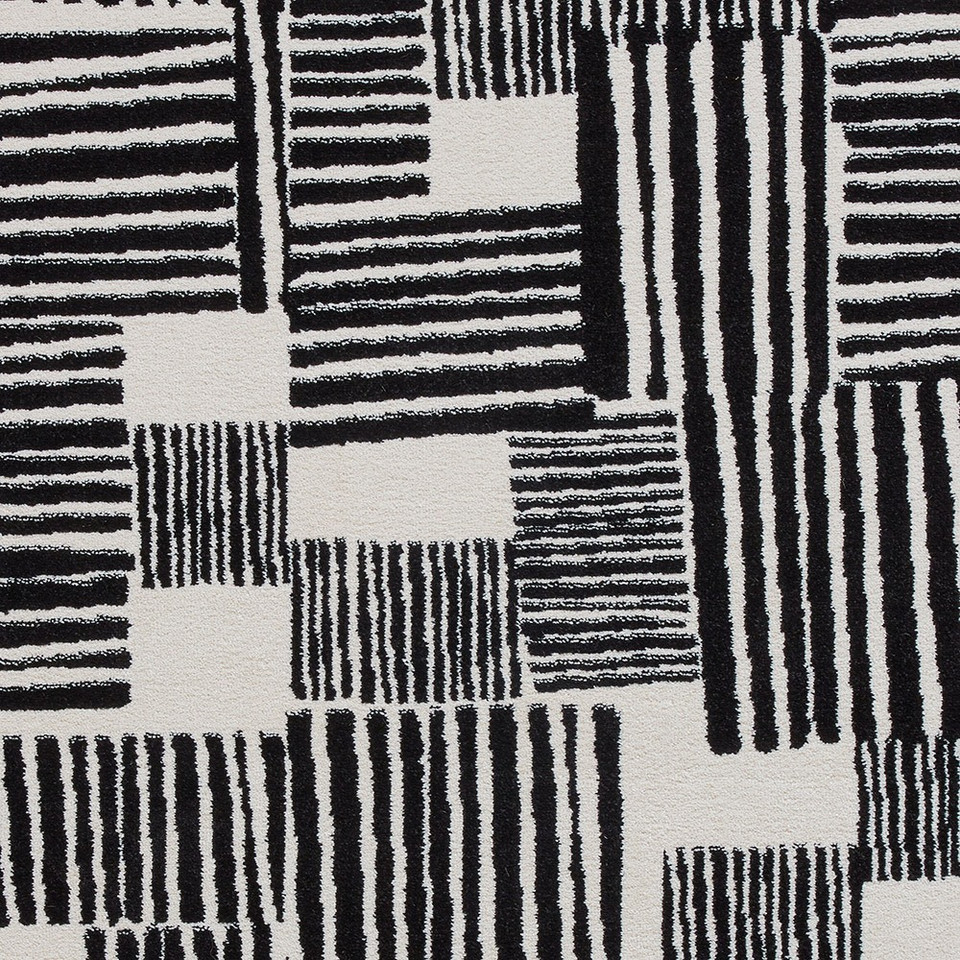 Catherine Lansfield Blocks Abstract Mono Rug
