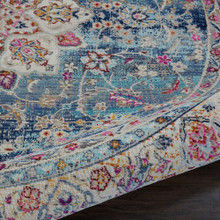 On Sale Blue Multi Vintage Kashan Rug VKA01 61x183cm