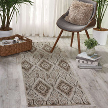On Sale Tribal Rug Karma Beige KRM02 66x229cm runner