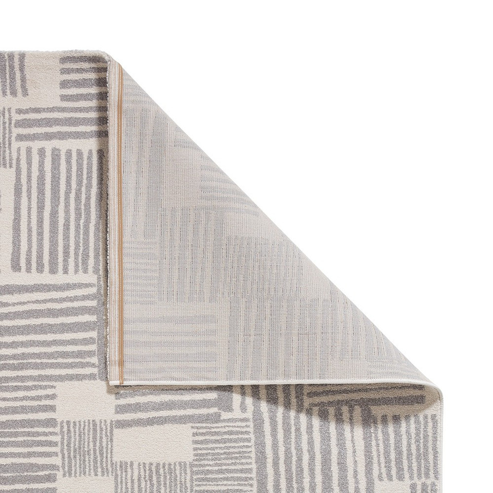 Catherine Lansfield Blocks Abstract Grey Rug