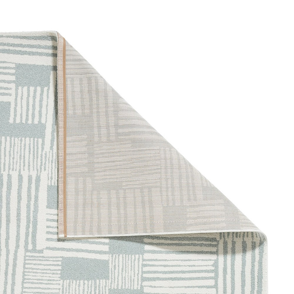 Catherine Lansfield Blocks Abstract Sage Green Rug