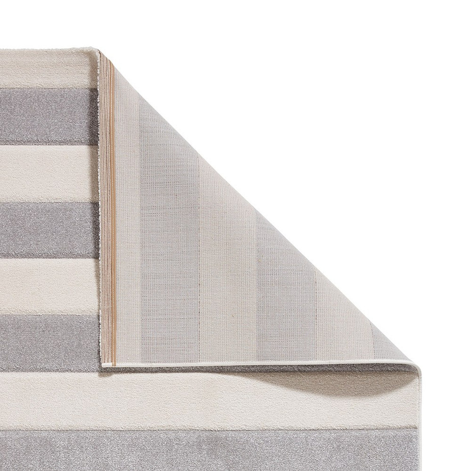 Catherine Lansfield Cove Stripe Modern Linear Grey Rug