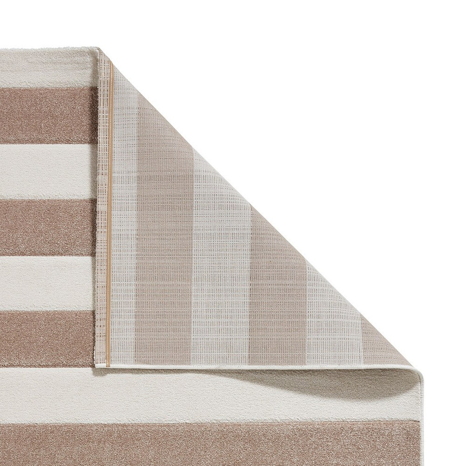 Catherine Lansfield Cove Stripe Modern Linear Natural Rug