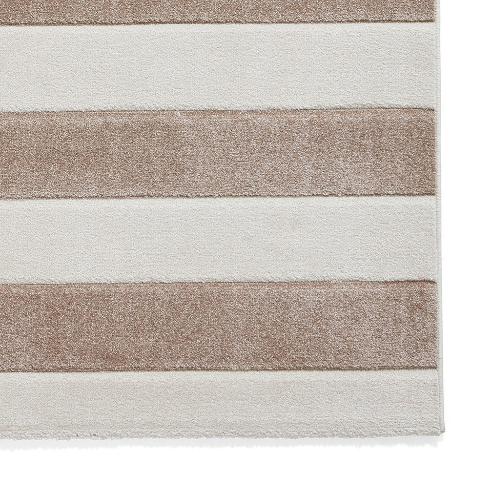 Catherine Lansfield Cove Stripe Modern Linear Natural Rug