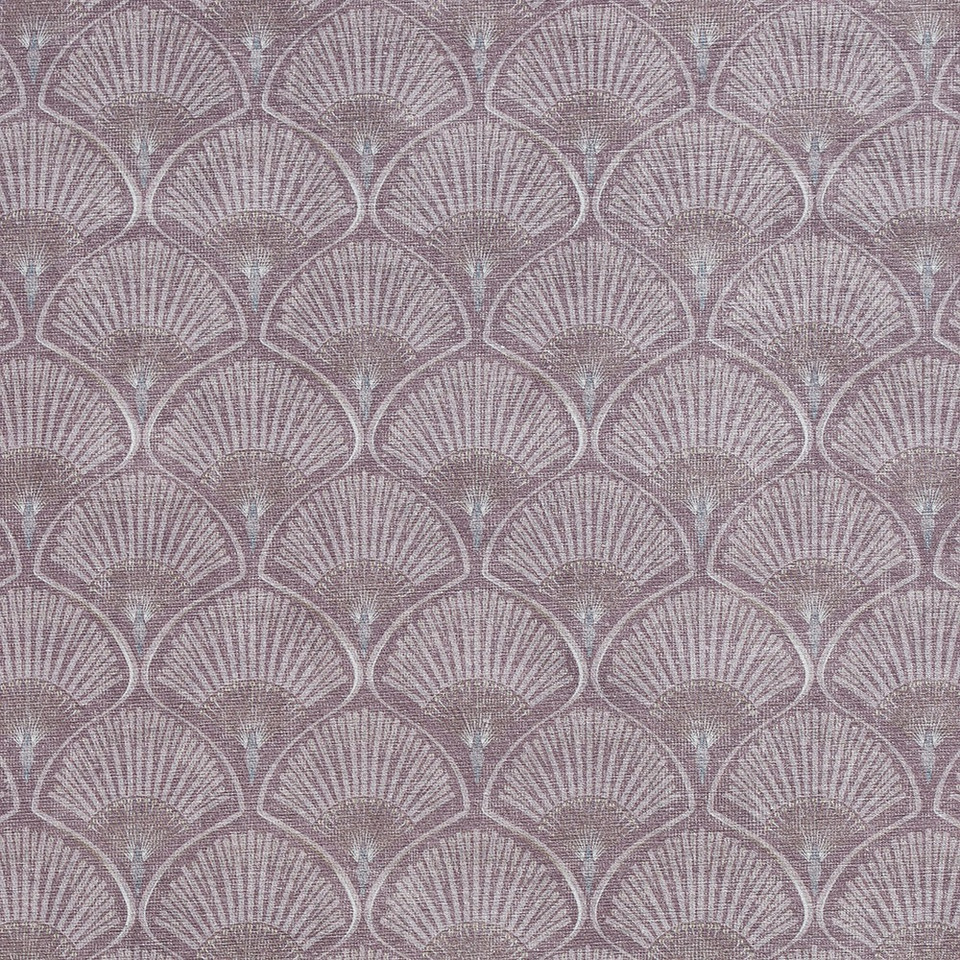 Catherine Lansfield Deco Peacock Washable Lilac Rug
