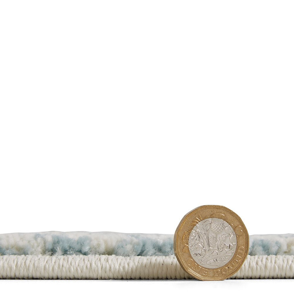 Catherine Lansfield Larsson Modern Abstract Blue Rug