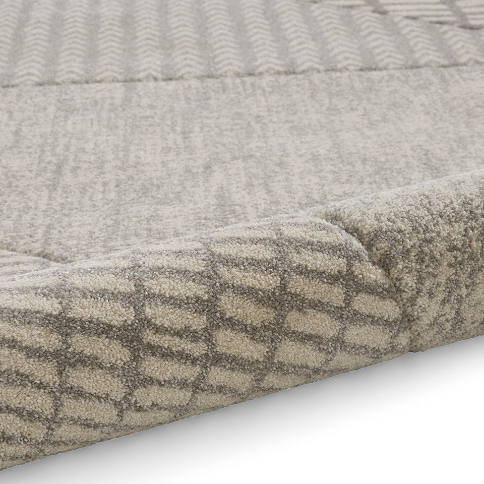Catherine Lansfield Larsson Modern Abstract Grey Rug
