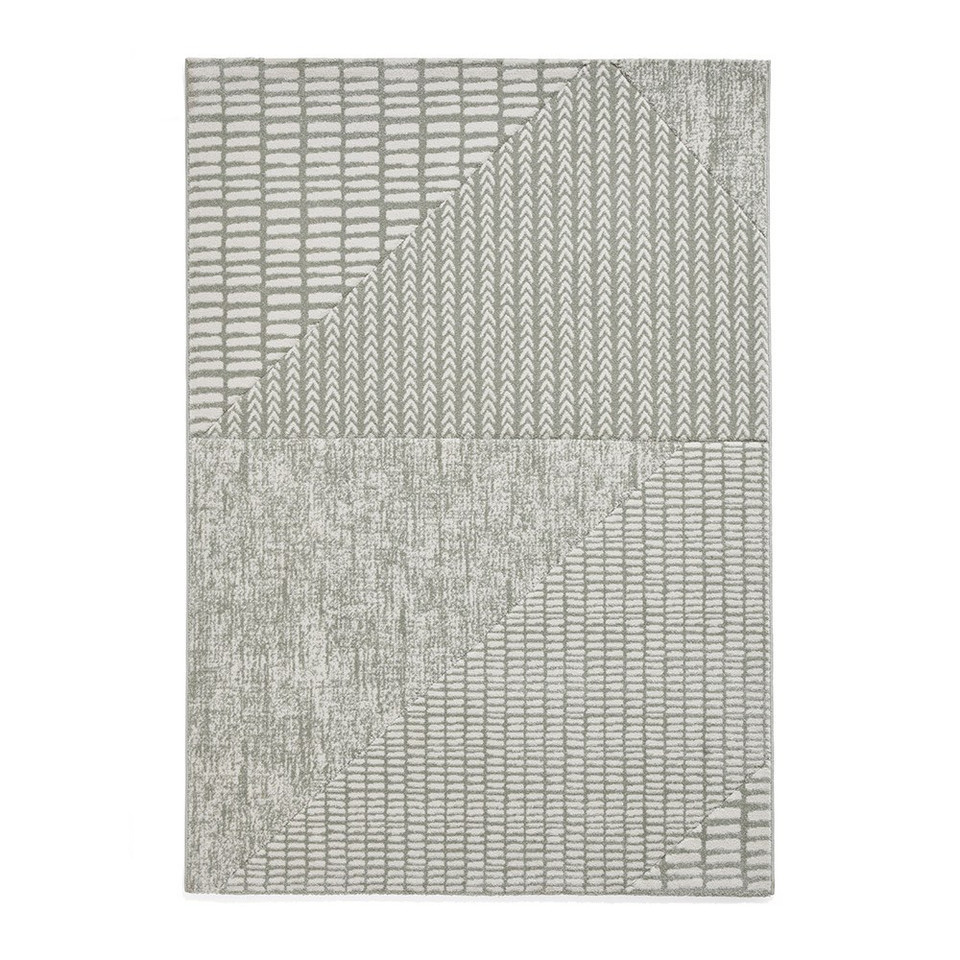 Catherine Lansfield Larsson Modern Abstract Sage Rug