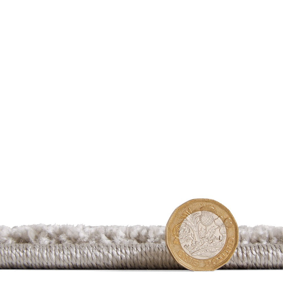 Catherine Lansfield Sorral Leaves Botanica Grey Rug