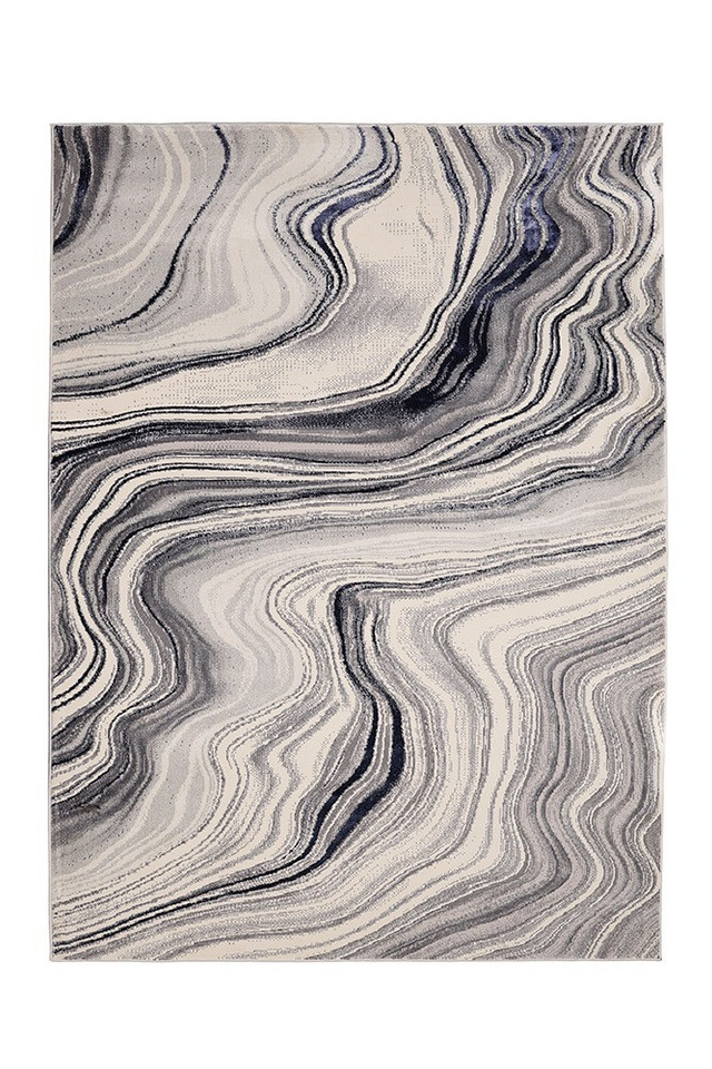 Dusk Watercolour Navy Rug silo