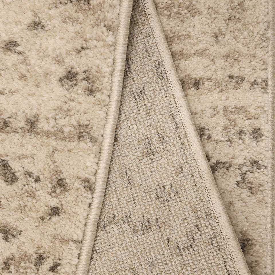 Freya Linezag Natural Rug folded