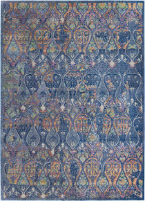On Sale Ankara Global Rug ANR08 Vintage Navy Multi 122x183cm