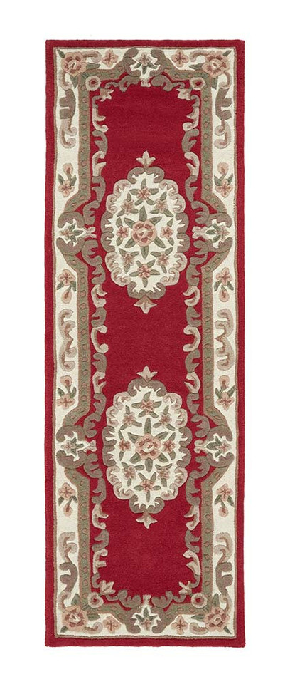 Origins Shensi Wine Aubusson Rug Runner