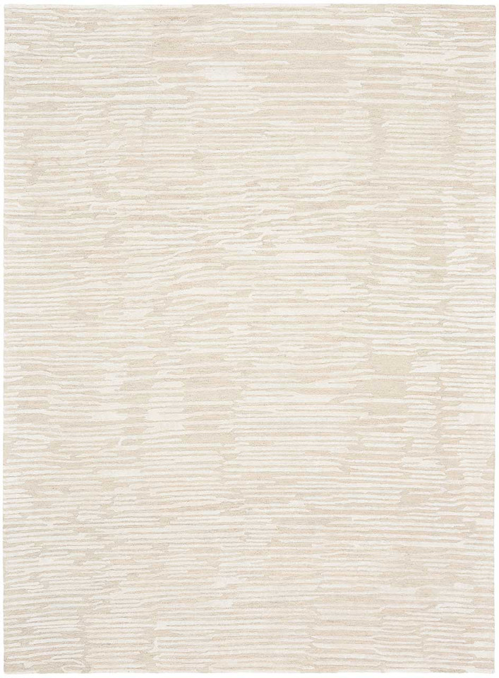 Calvin Klein Linear Stylish Ivory Rug Runner