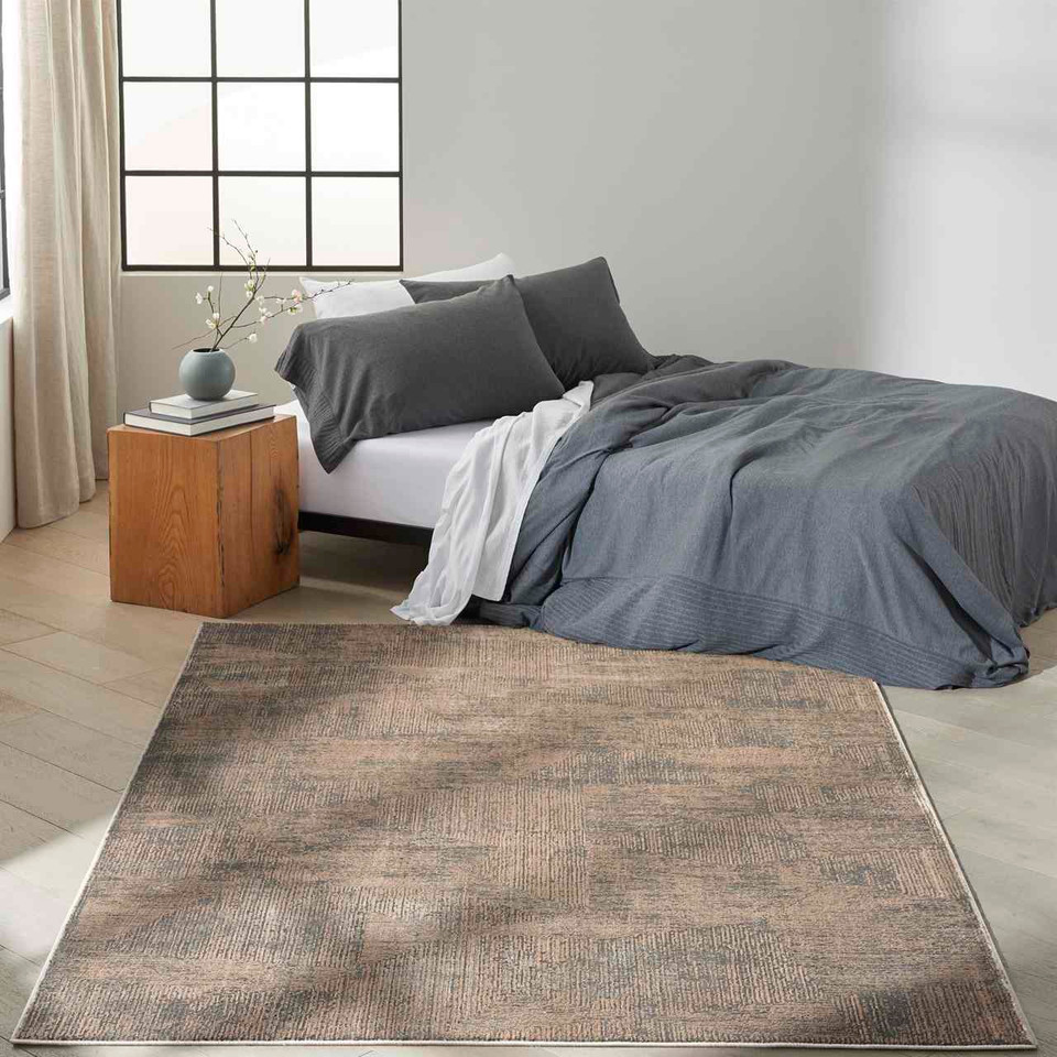 Calvin Klein Irradiant Black Ivory Rug Runner
