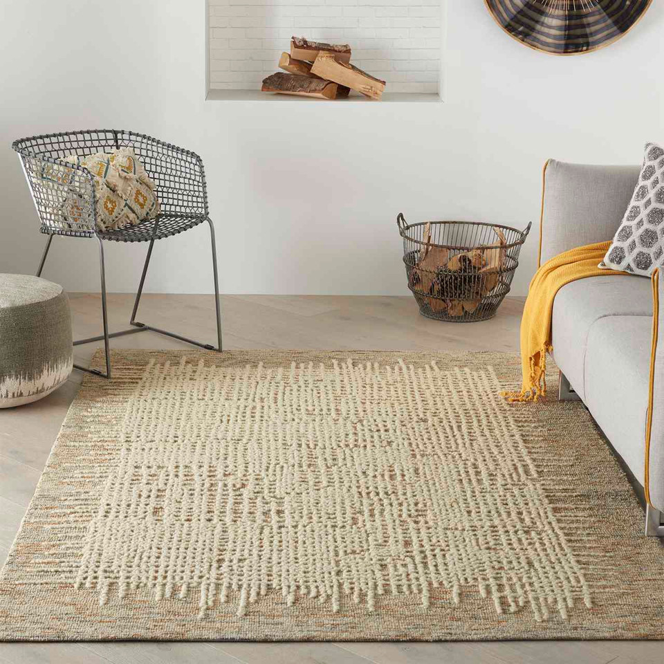 Colorado CLR03 Beige Multicolour Wool Rug Runner
