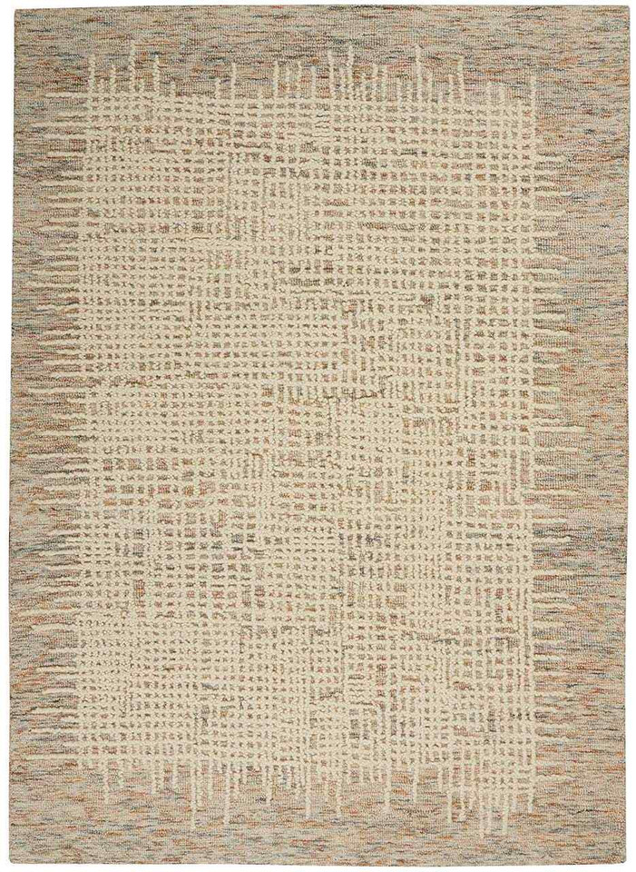 Colorado CLR03 Beige Multicolour Wool Rug Runner