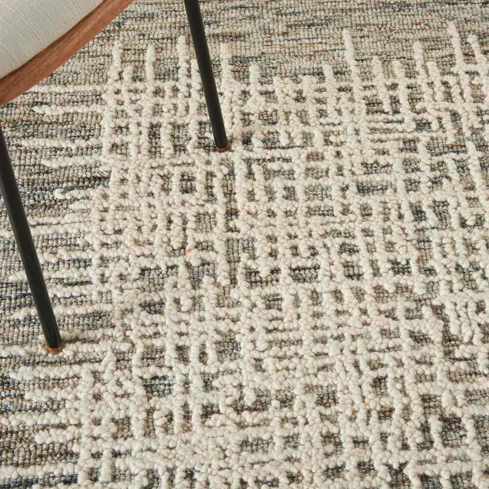 Colorado CLR03 Ivory Multicolour Wool Rug Runner