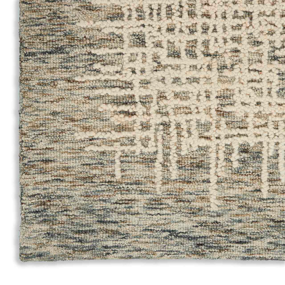 Colorado CLR03 Ivory Multicolour Wool Rug Runner