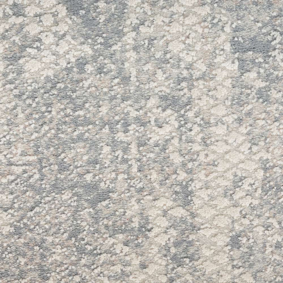Exhale Abstract Modern Rug EXL01 Light Grey Runner