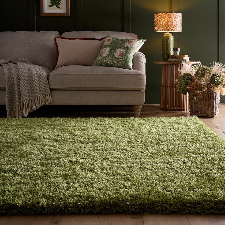 Chunky Soft Rug Origins Chicago Olive Runner