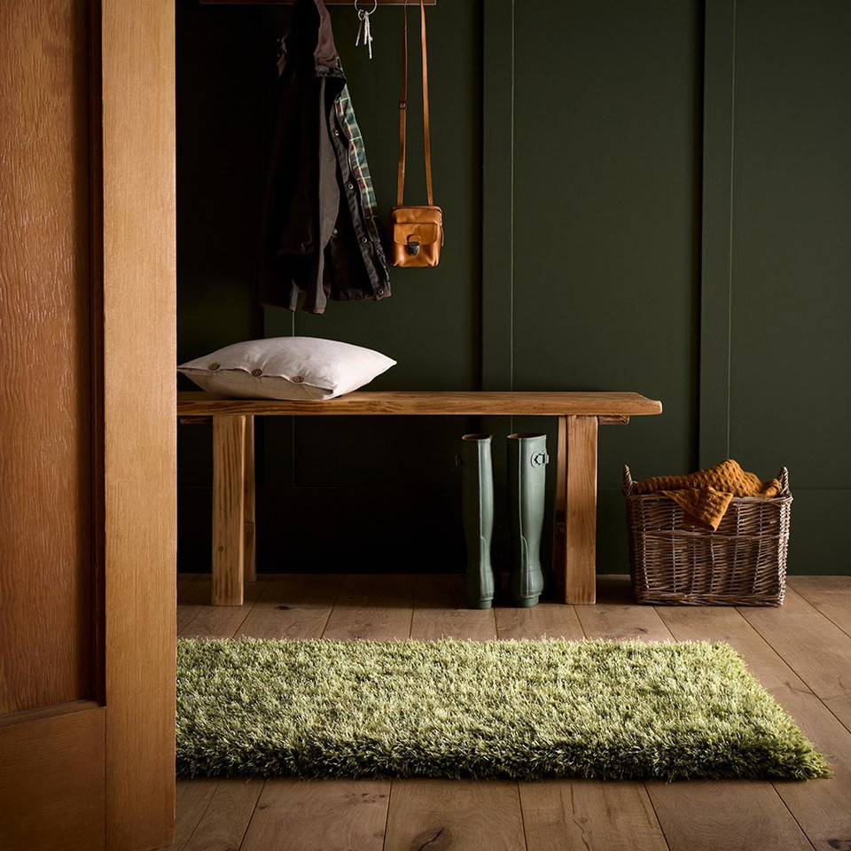 Chunky Soft Rug Origins Chicago Olive Runner