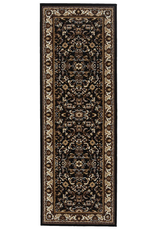 Maestro Beluchi Black Rug Runner