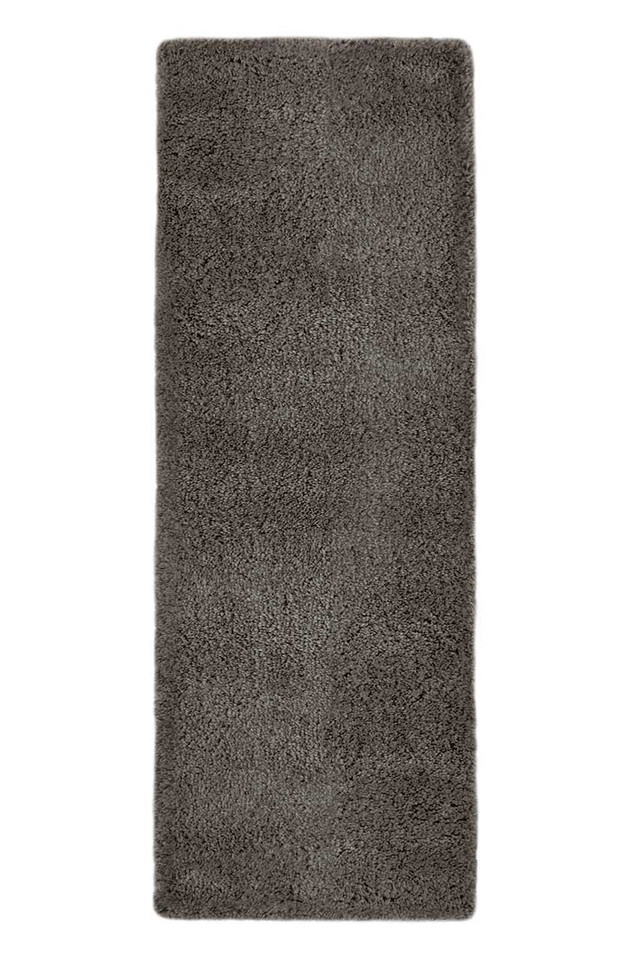 Snug Super Soft Shaggy Rug Plain Charcoal Runner