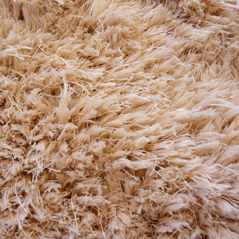 Soft Washable Cosy Rug Champagne Runner