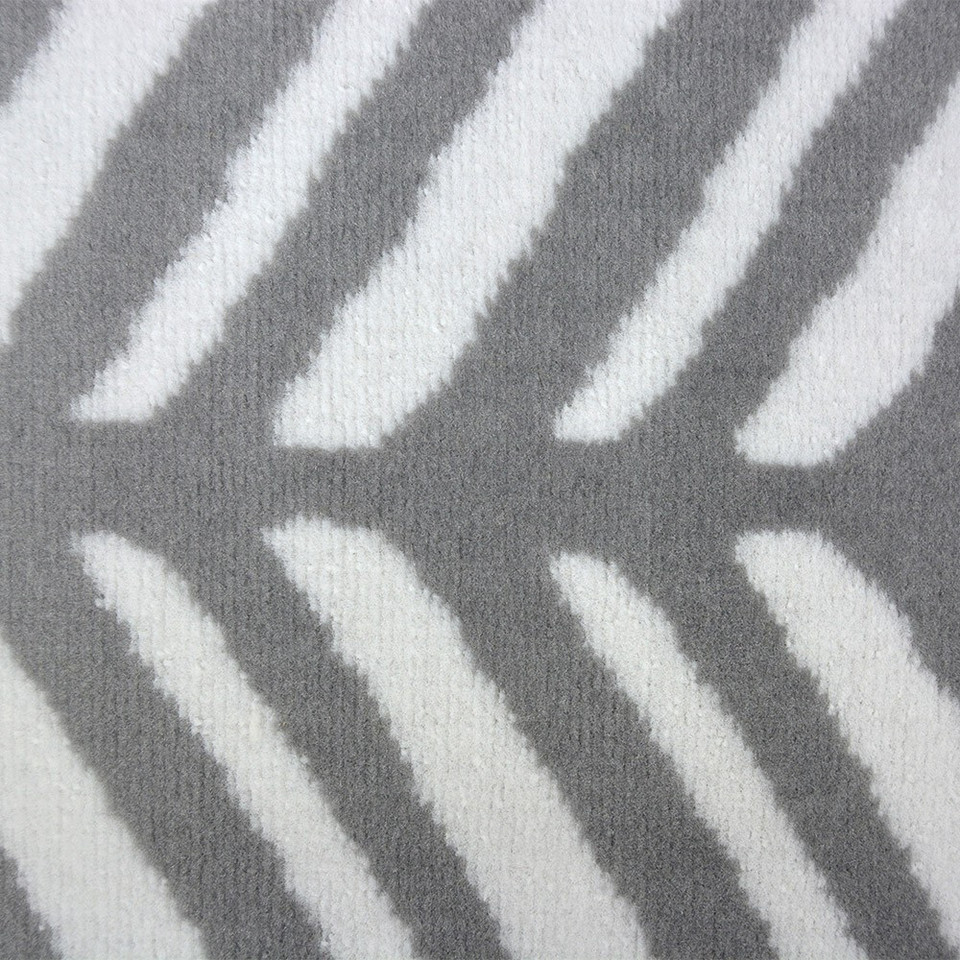 Maestro Herringbone Silver Contemporary Rug