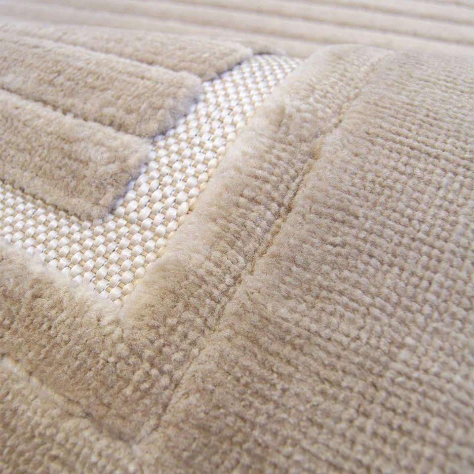 Malmo Border Natural Contemporary Indoor Outdoor Rug