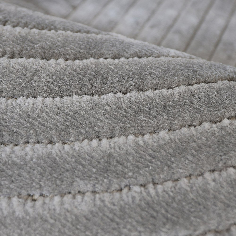 Malmo Knot Grey Contemporary Indoor Outdoor Rug