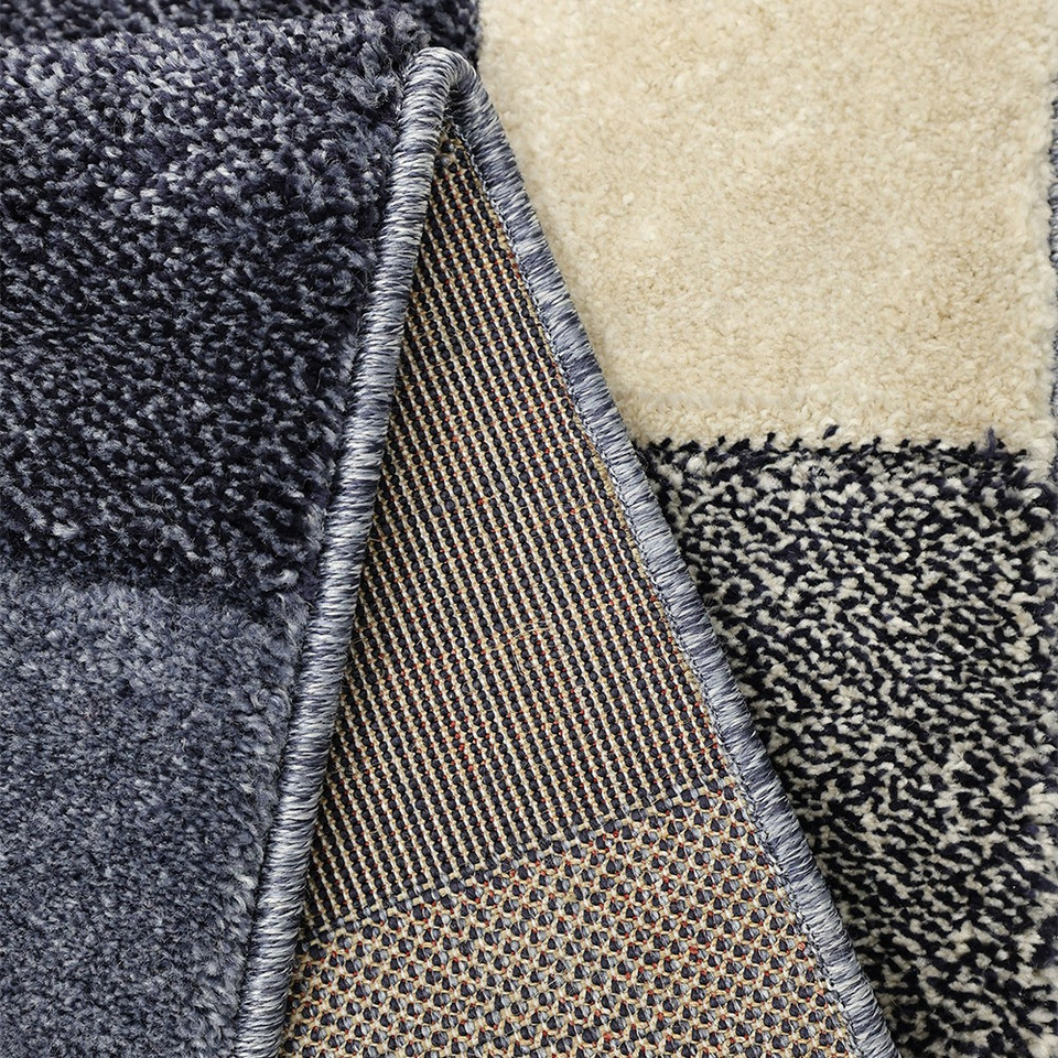 Newport Blocks Blue Rug