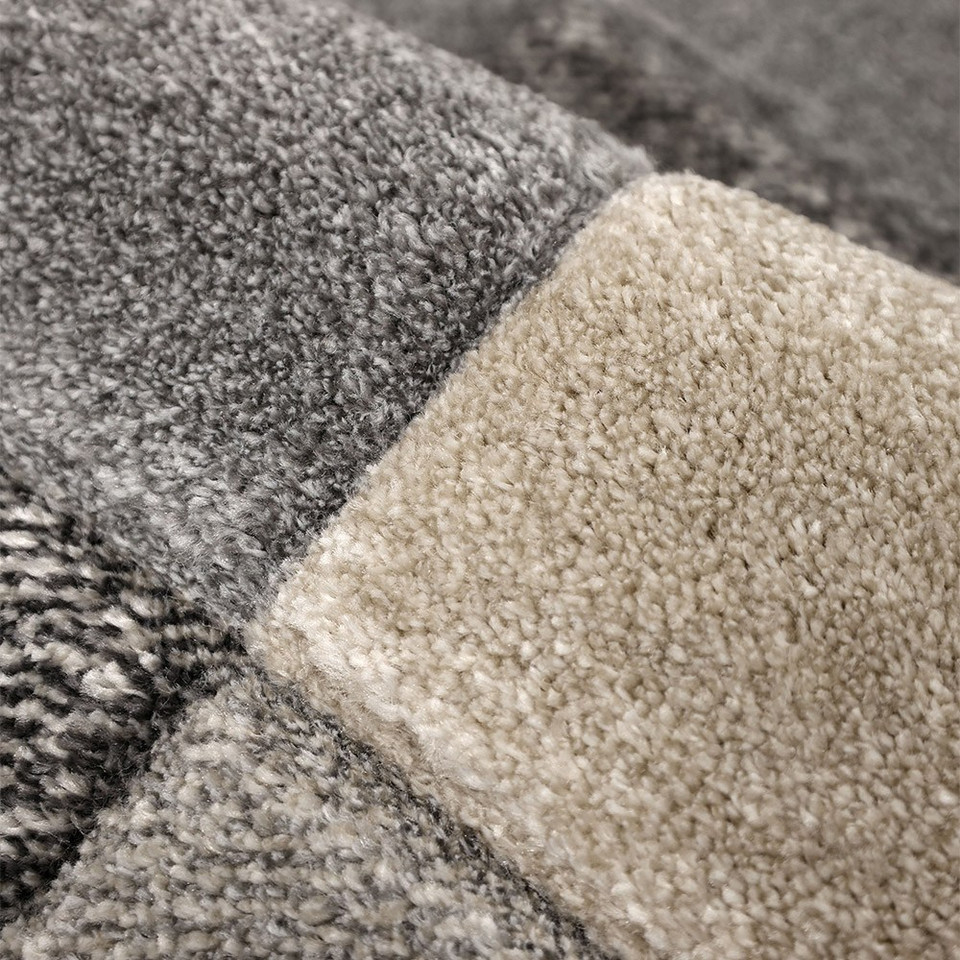 Newport Blocks Grey Rug