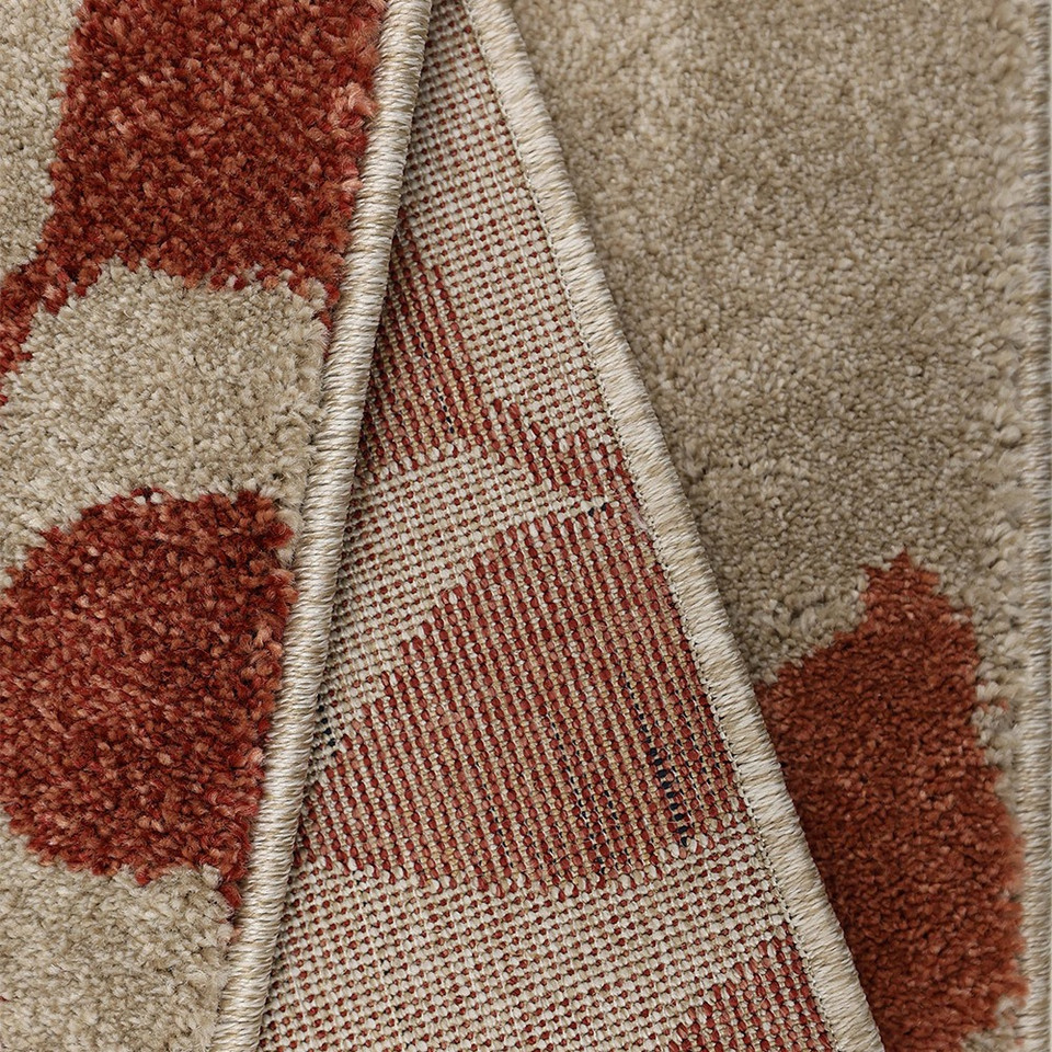 Newport Leaf Terracotta Rug Runner