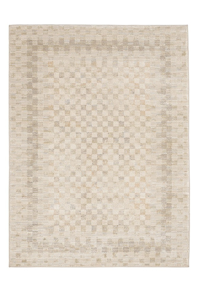 Noah Chequer Natural Beige Rug