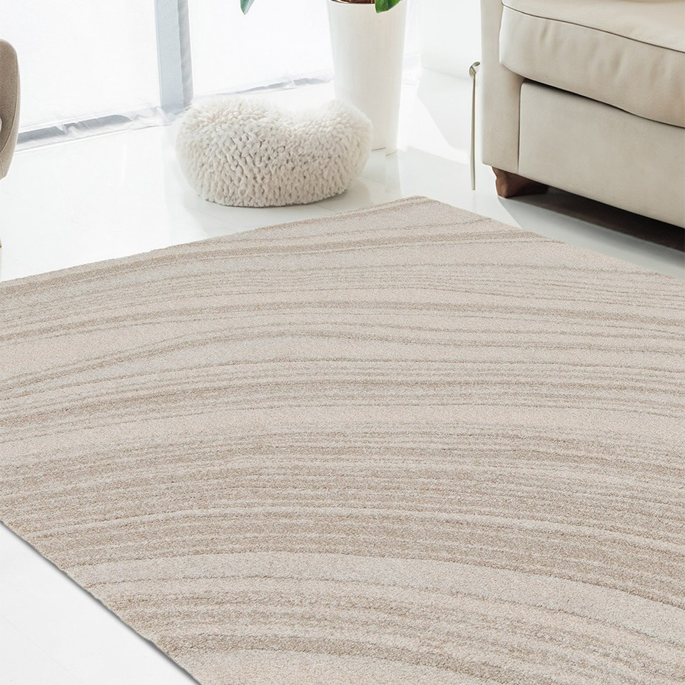 Pure Wave Natural Brown Rug